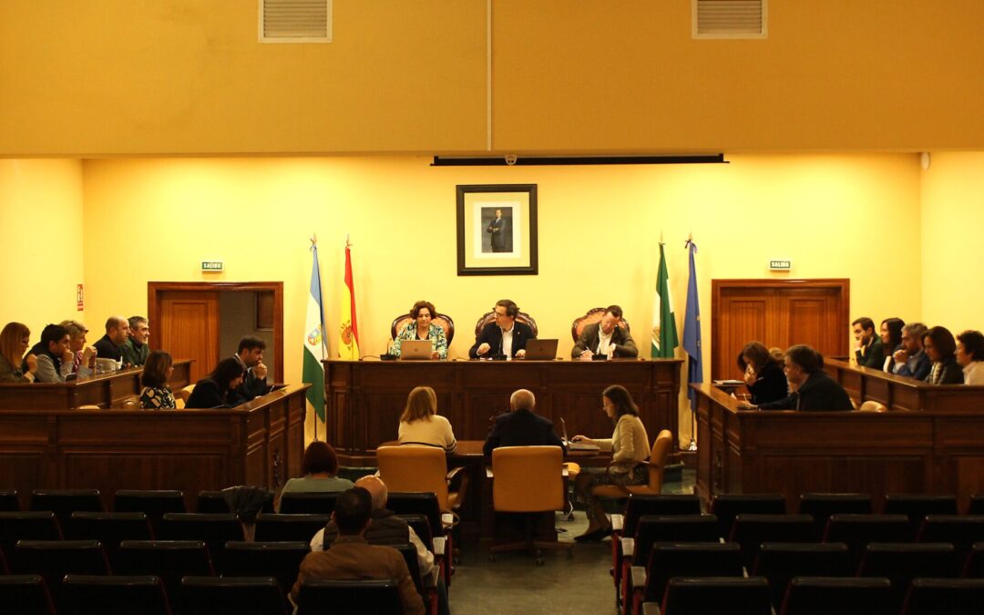 Pleno extraordinario celebrado esta mañana en el Ayuntamiento de Lucena