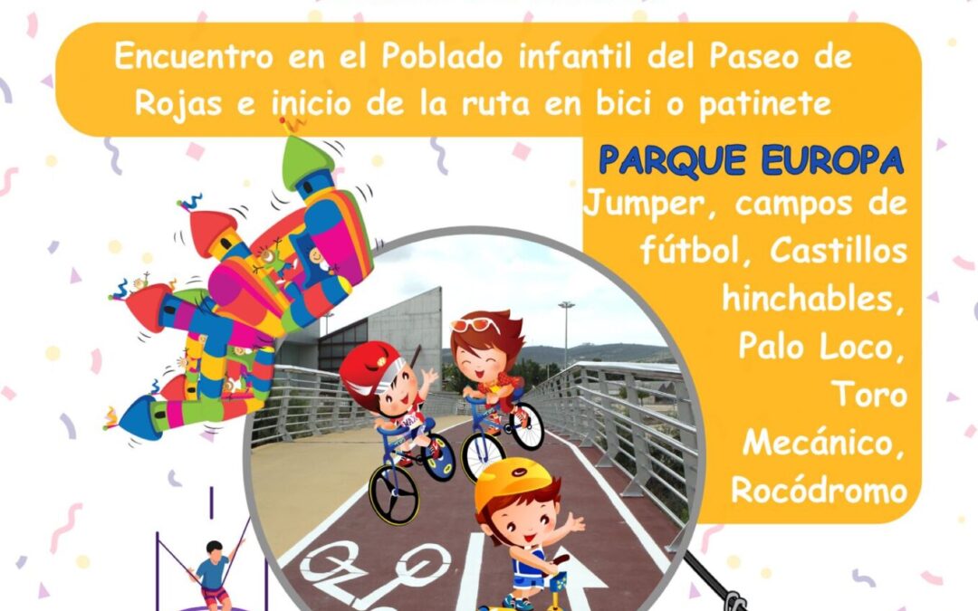 Fiesta de la movilidad para inaugurar el carril bici y el Parque Europa