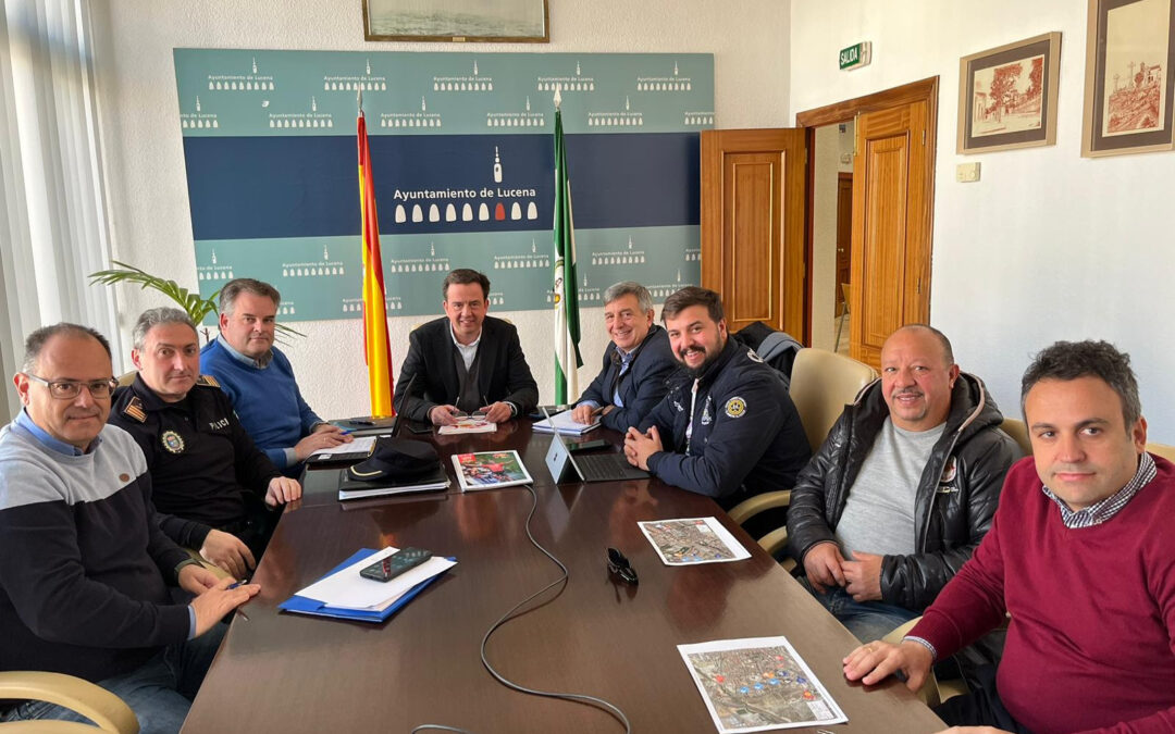 Reunión para cerrar la participación de Lucena en la Vuelta a Andalucía