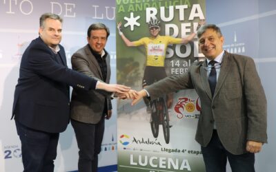 Lucena vivirá en tres horas de carrera el espectáculo de la Vuelta a Andalucía