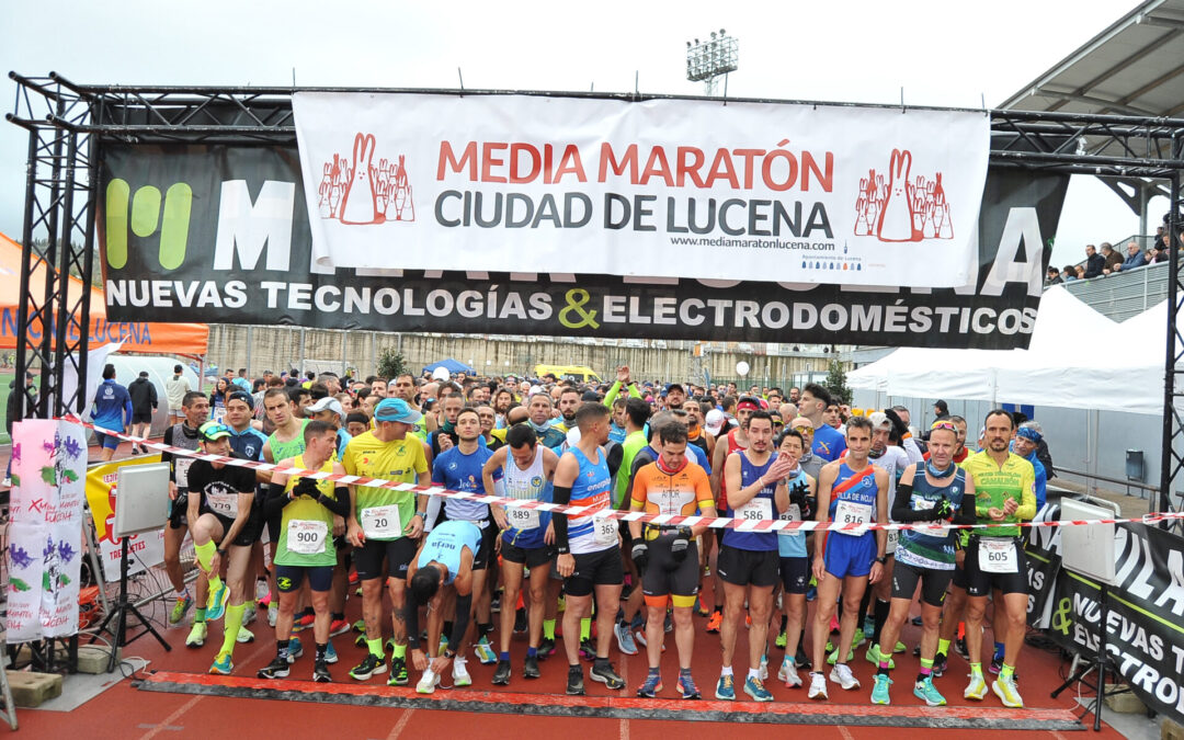 Mohamed Lamsi y Lola Chiclana dominan la X Media Maratón Ciudad de Lucena