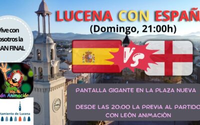 El Ayuntamiento de Lucena instalará una pantalla gigante en la Plaza Nueva para la final de la Eurocopa entre España e Inglaterra