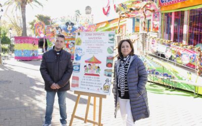 El Ayuntamiento de Lucena colabora con una jornada solidaria de la asociación de feriantes en el Paseo de Rojas