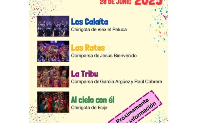 La XXVII edición de Carnavaluc reunirá en Lucena las mejores agrupaciones del Certamen carnavalesco del Falla