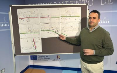 El ayuntamiento de Lucena reordena el tráfico de la Avenida del Parque