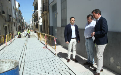 Avanzan a buen ritmo las obras de la calle Catalina Marín
