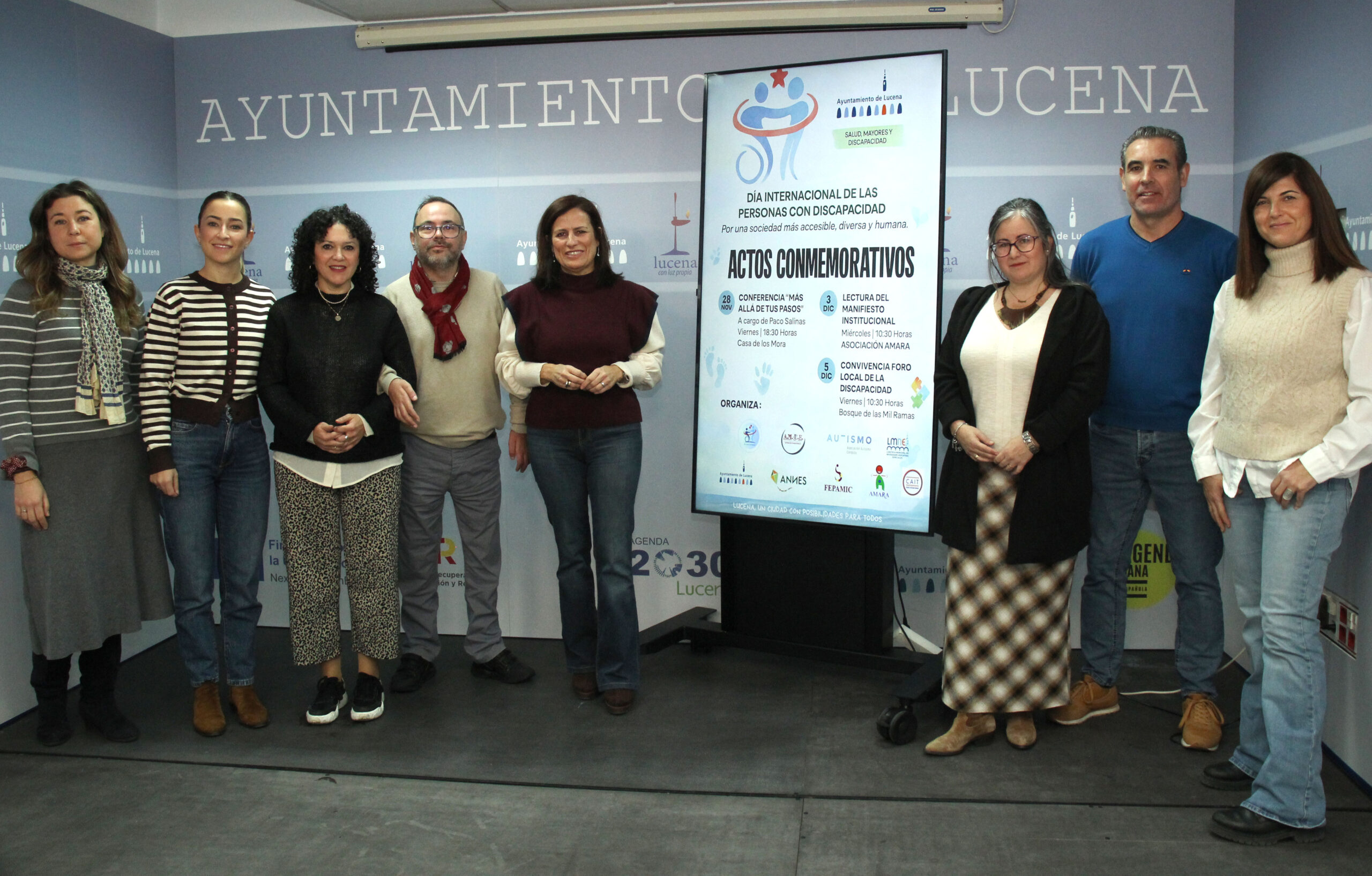 Presentación de las actividades del Día de la Discapacidad