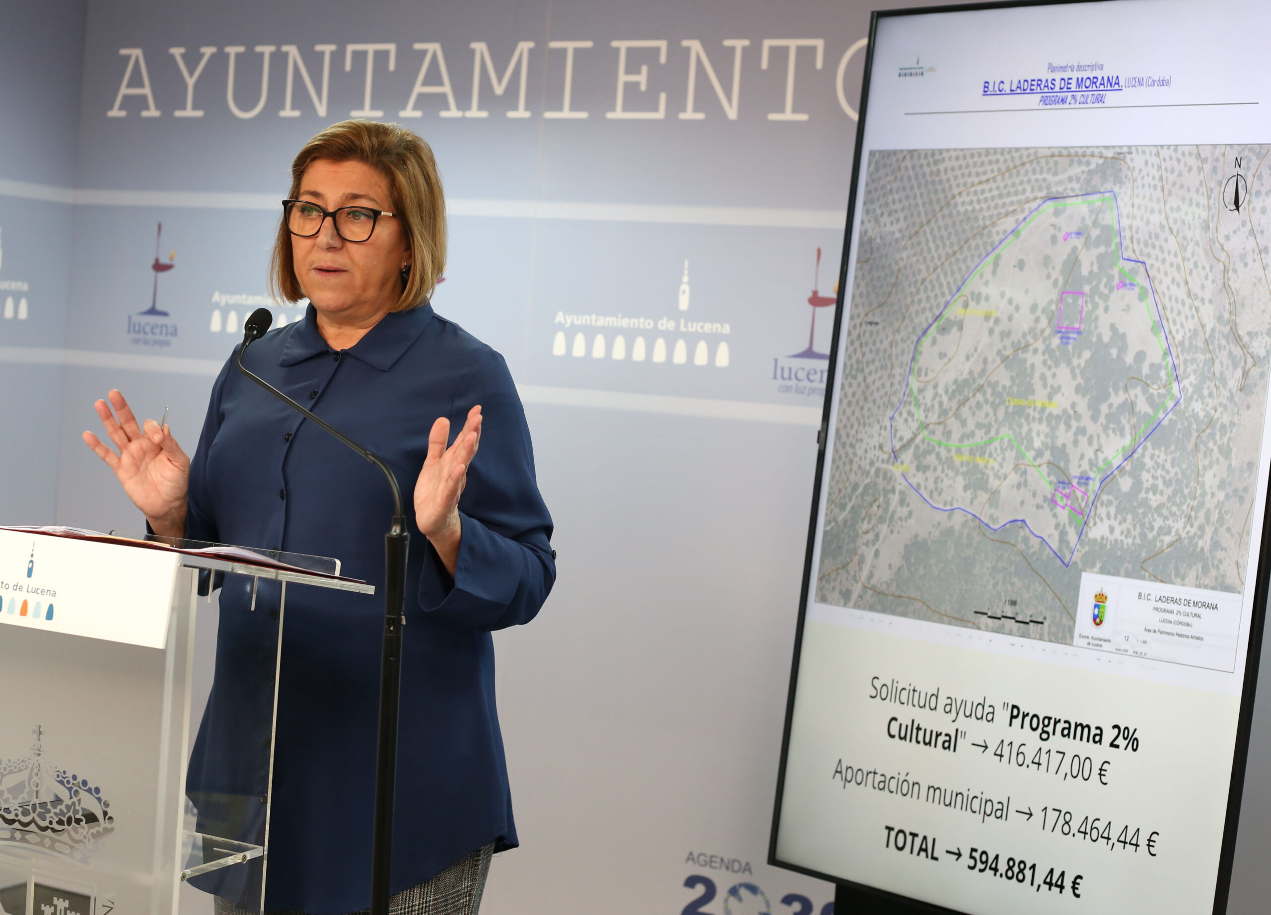 El Ayuntamiento de Lucena solicita la ayuda del 2% Cultural para la conservación del yacimiento de Morana