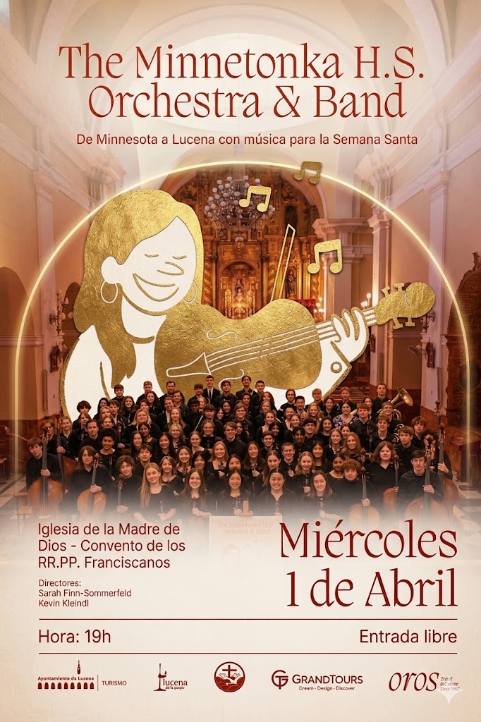 Música internacional en Semana Santa con la Minnetonka H.S. Orchestra & Band