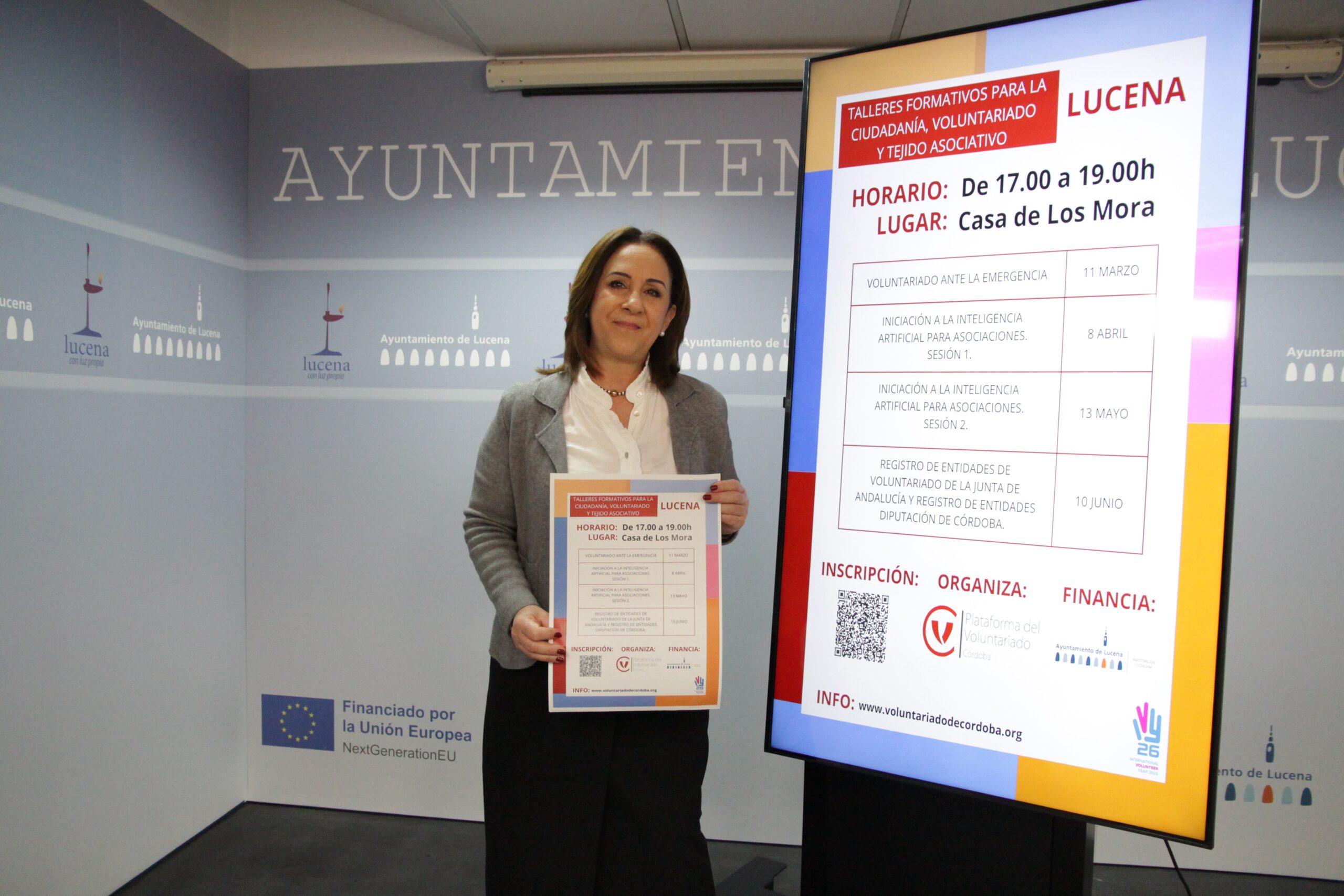 Nuevos talleres para fortalecer el tejido asociativo de Lucena