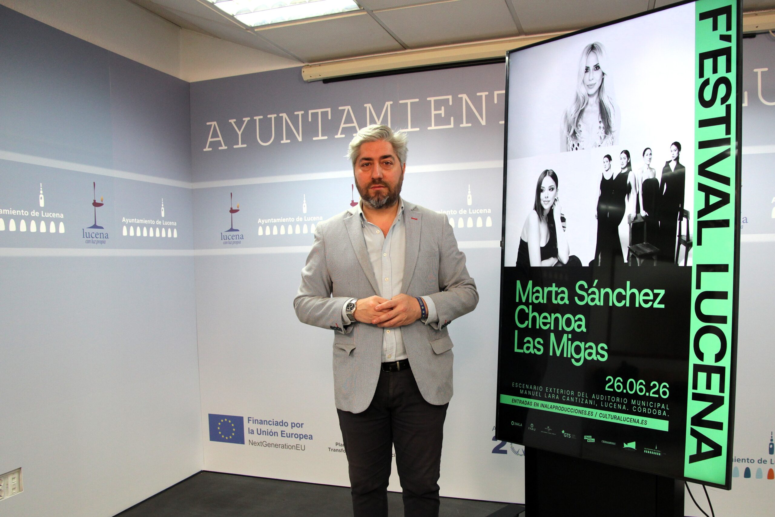 Marta Sánchez, Chenoa y Las Migas se unen al F’Estival Lucena 2026