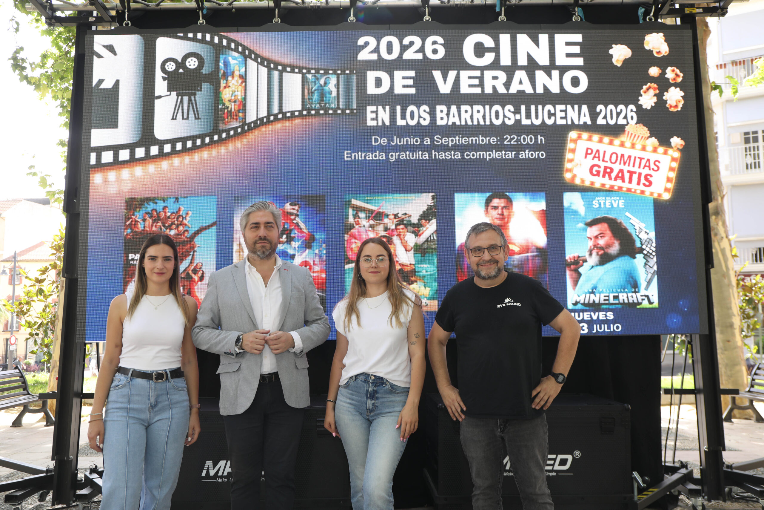 El Cine de Verano programa 15 proyecciones en los barrios y pedanías de Lucena