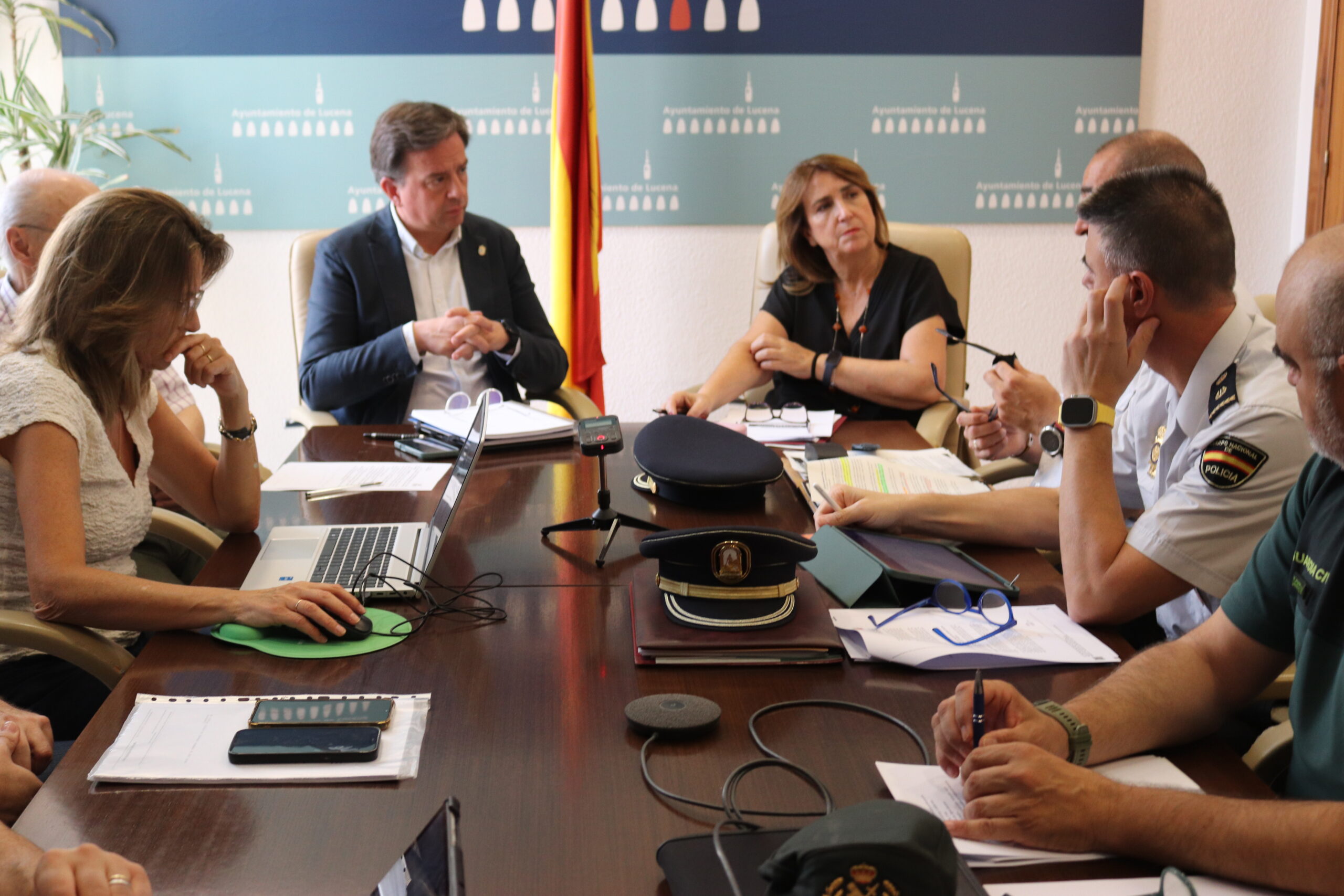 La Junta Local de Seguridad avanza en la coordinación del eclipse solar del 12 de agosto y la Feria del Valle