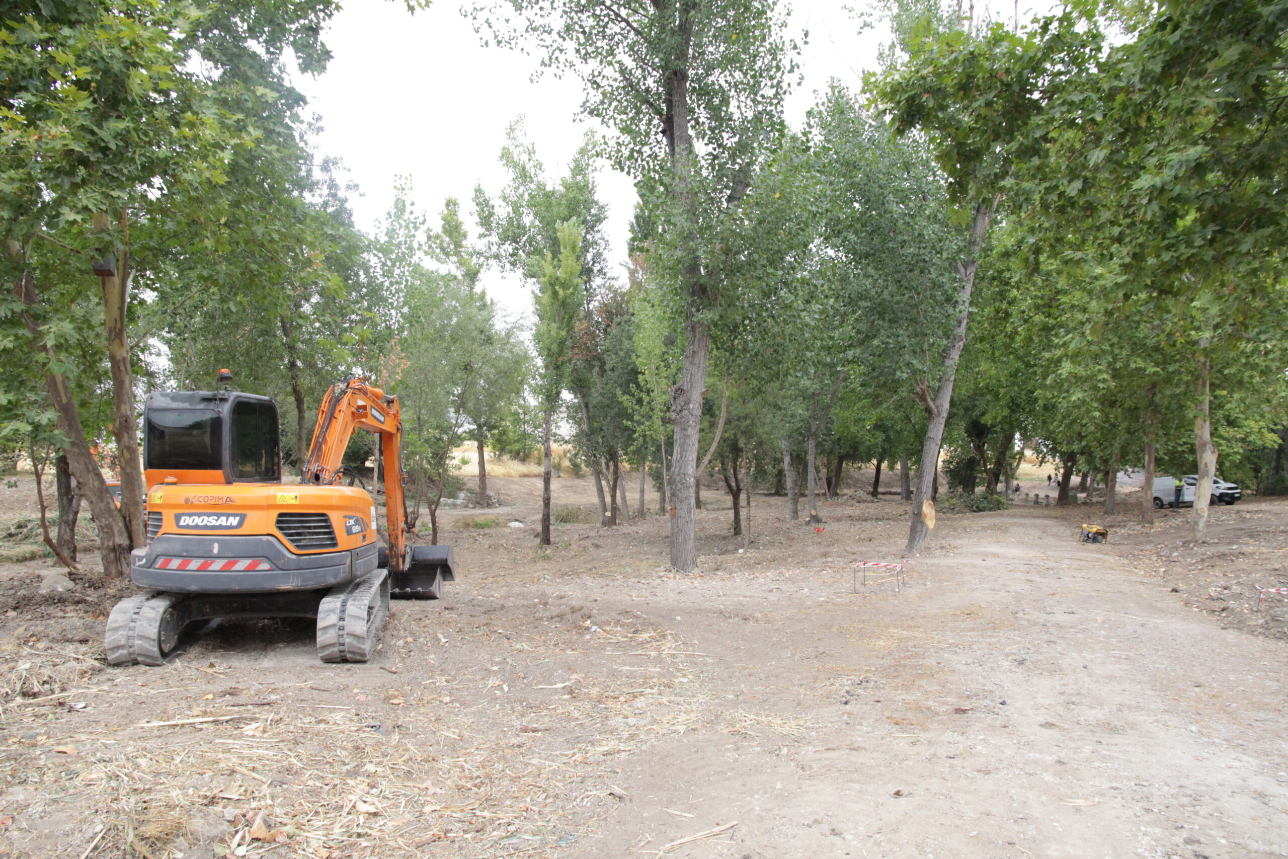 El parque de El Cascajar empieza a recuperar su imagen gracias a los trabajos de mejora